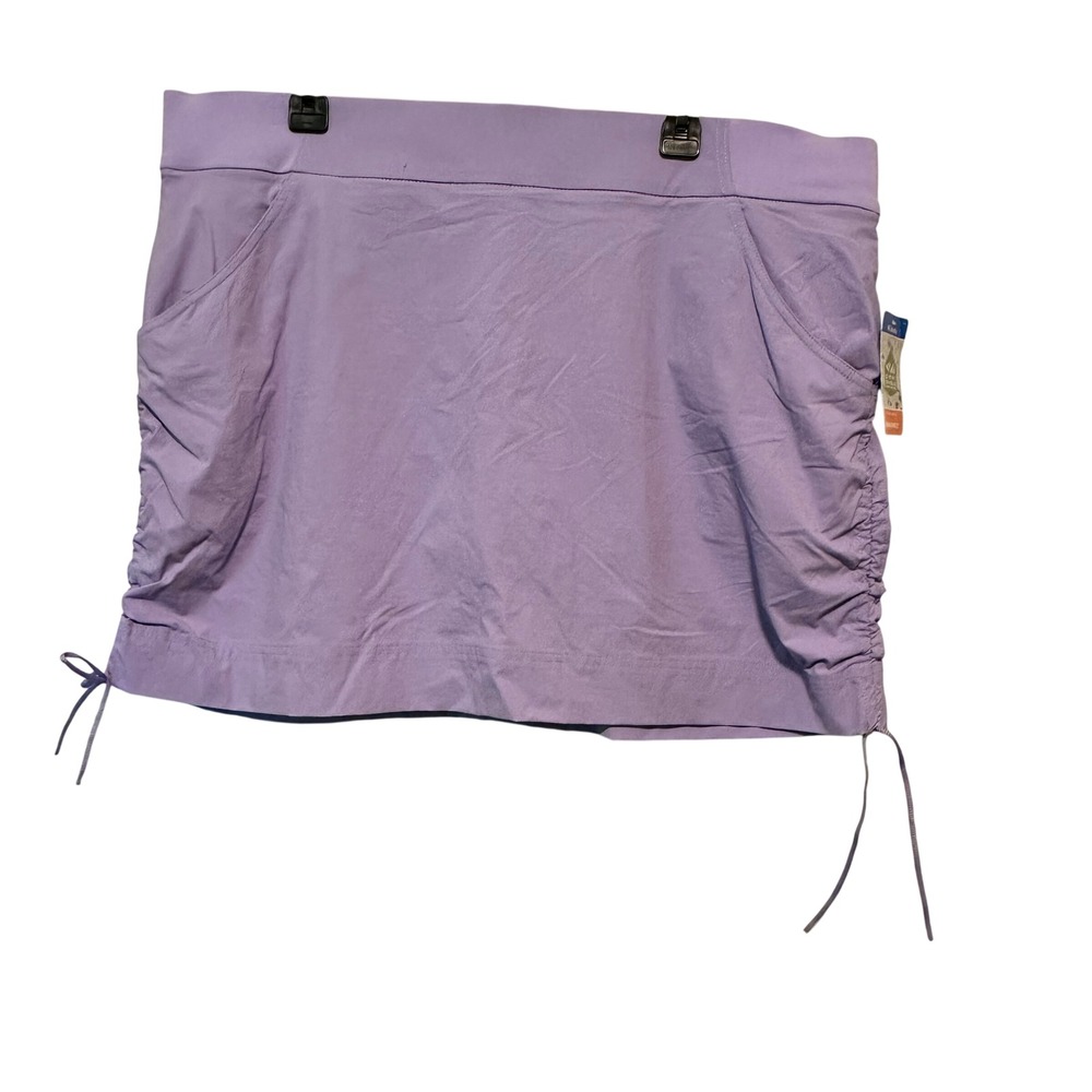 Columbia Anytime Casual Skort Womens XXL‎ Purple Omni-Shield Hiking Active NEW